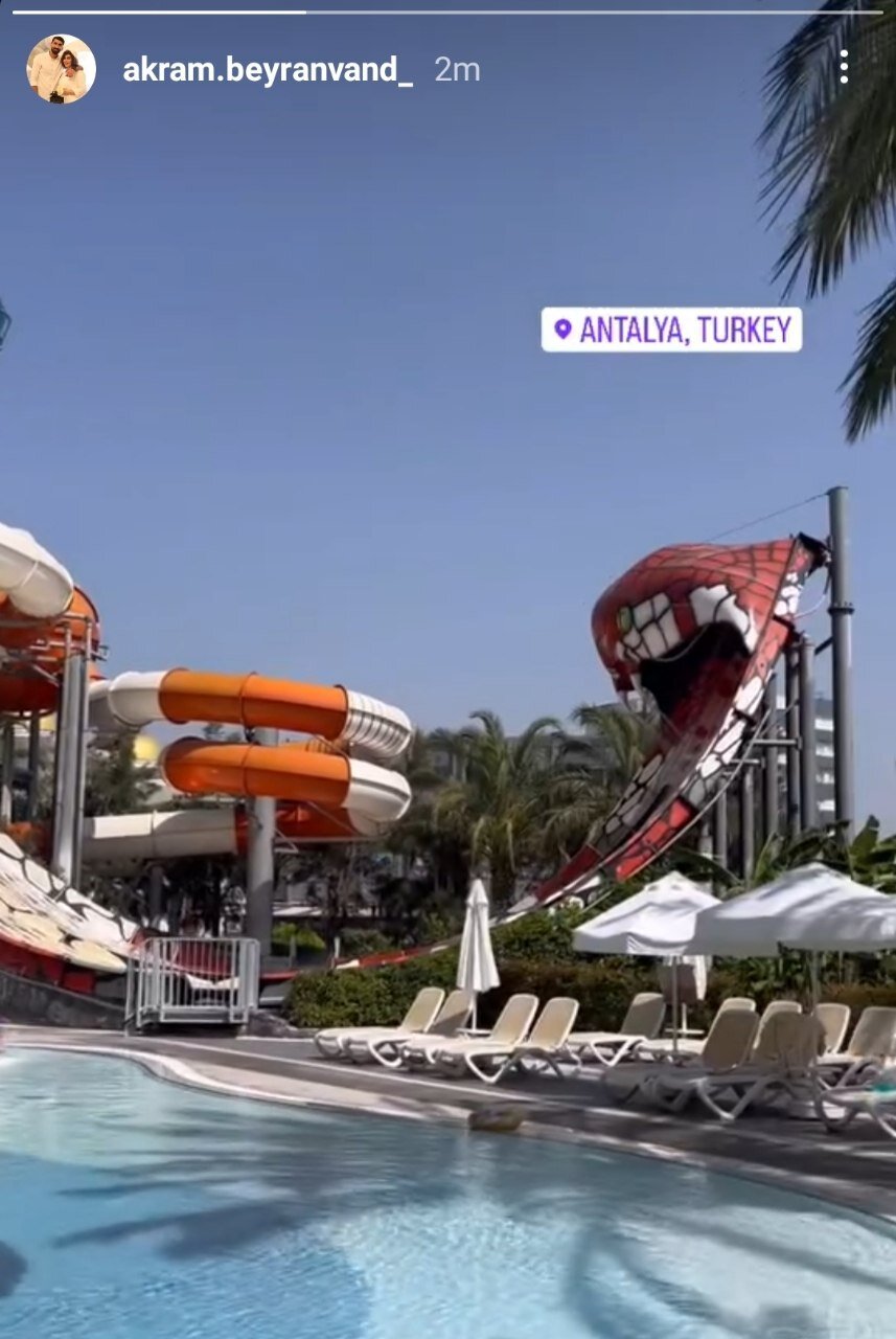 عکس | محل تفریح دروازهبان تیم ملی لو رفت؛ استوری همسر علیرضا بیرانوند با لوکیشن از کدام نقطه جهان؟