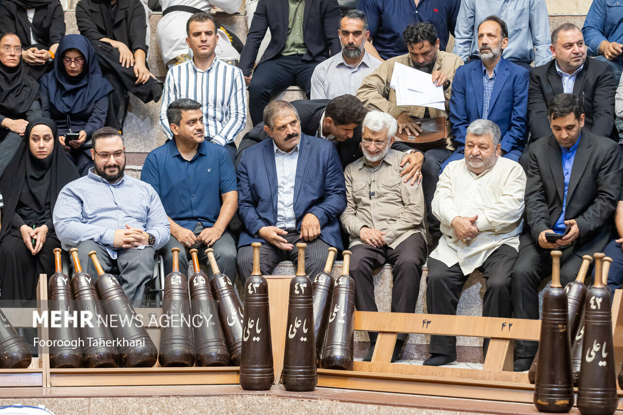 سعید جلیلی به زورخانه رفت / قهقه زدن آقای کاندیدا و عباس جدیدی + عکس 4