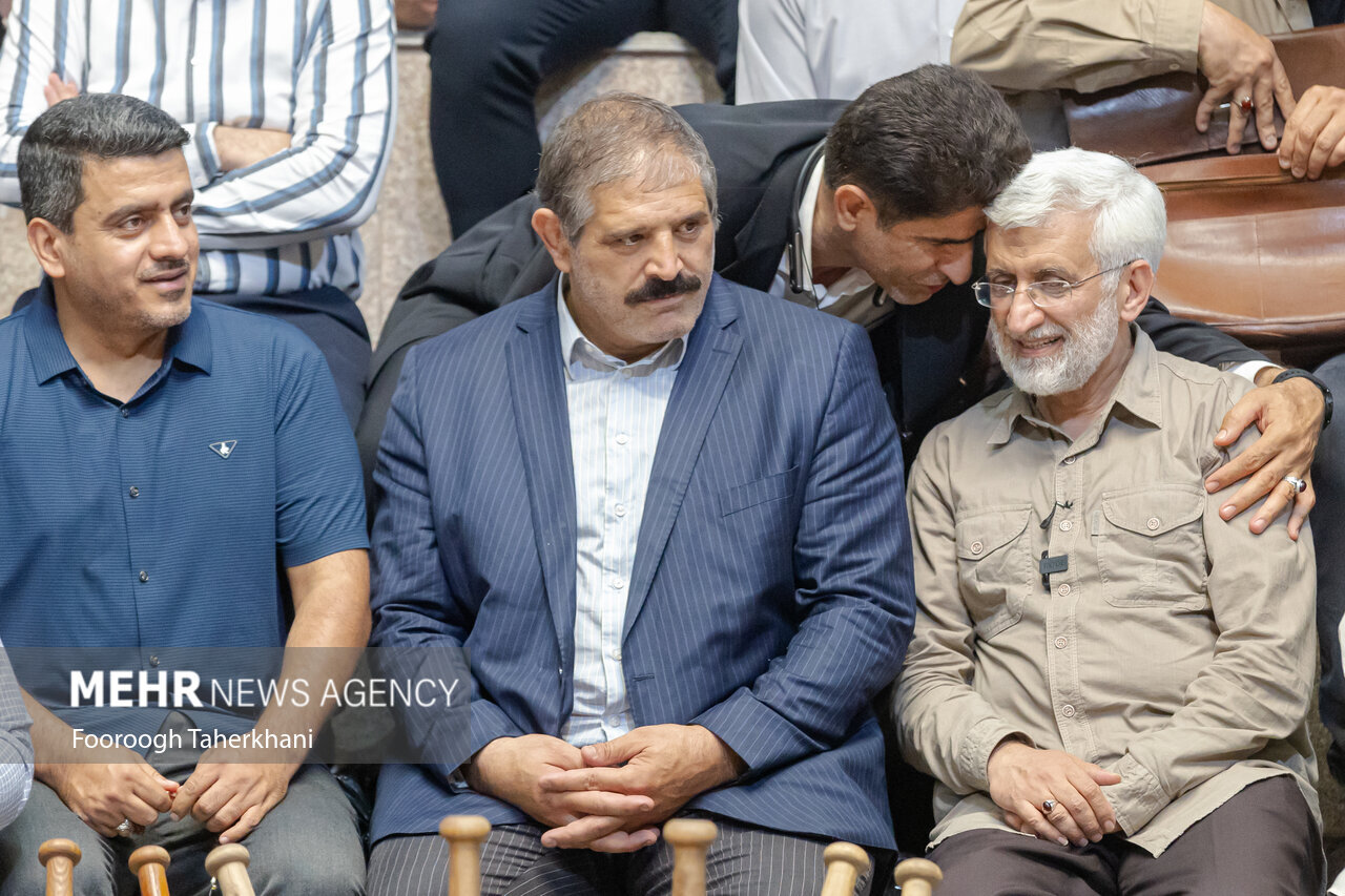 سعید جلیلی به زورخانه رفت / قهقه زدن آقای کاندیدا و عباس جدیدی + عکس 5