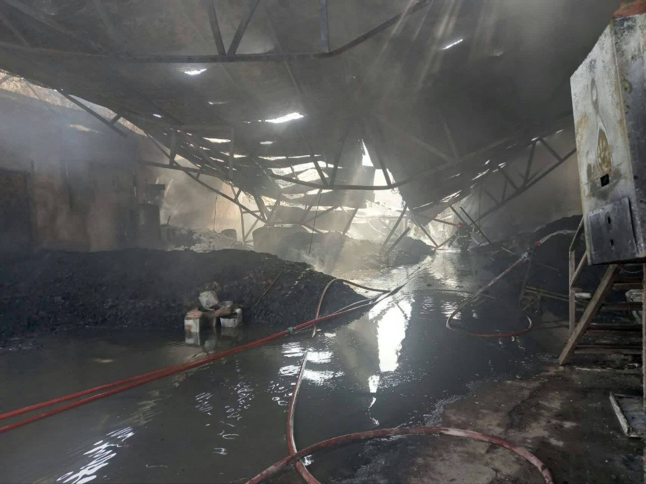 جزئیات آتش سوزی کارگاه تولیدی در جنوب تهران