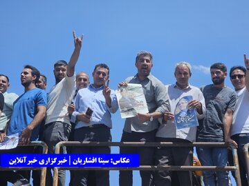 استقبال باورنکردنی ارومیه‌ای‌ها از پزشکیان / پیام مهمی آذربایجانی‌ها به انتخابات