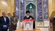 ببینید | علم‌الهدی رأی خود را به صندوق انداخت