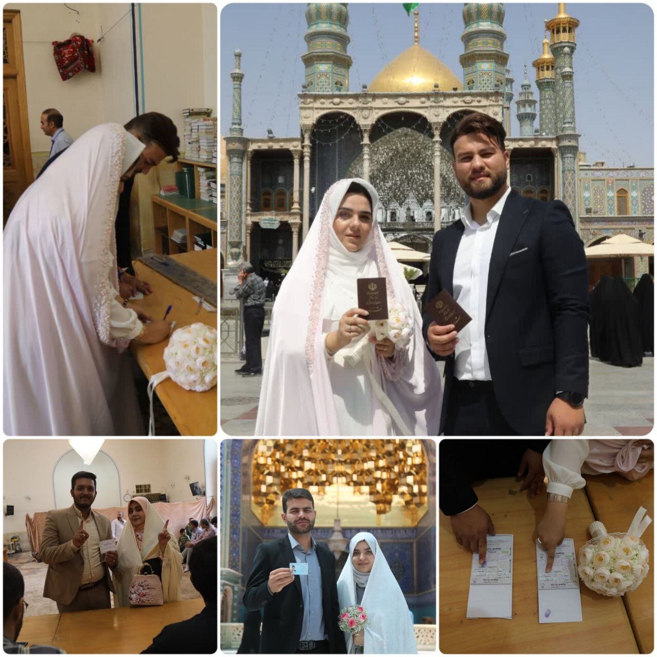 عروس و دامادهایی که اینطوری زندگی مشترکشان را شروع کردند/ عکس