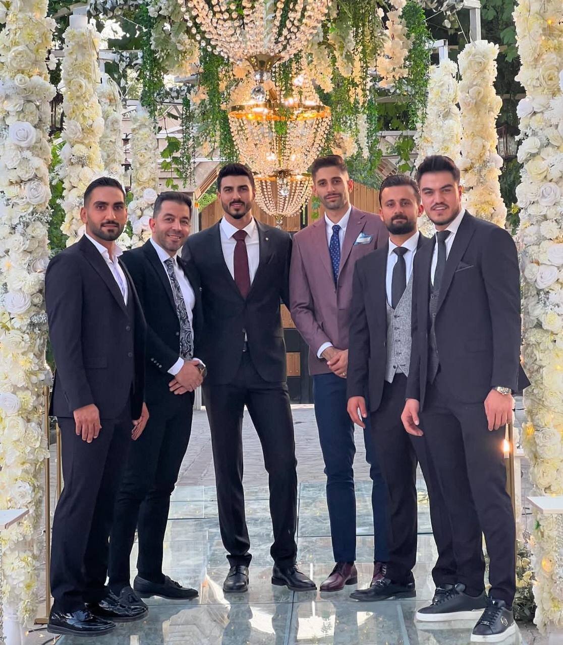 عکس | ستارههای والیبال در مراسم عروسی یک ملیپوش