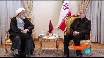 تشکر پزشکیان از پورمحمدی برای حضور جدی در انتخابات / عارف هم به دیدار پزشکیان رفت + تصاویر