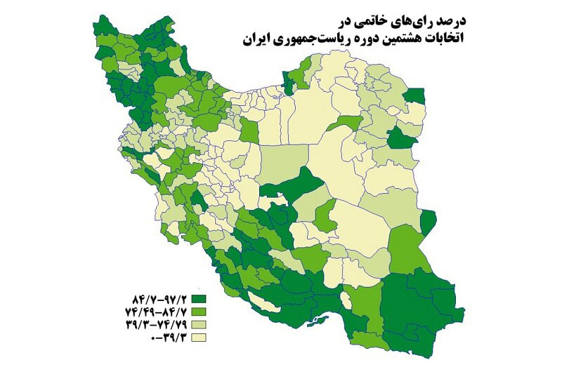 آراء پزشکیان، روحانی و خاتمی در سه استان آذربایجان شرقی، آذربایجان غربی و اردبیل در انتخابات 1403، 1392 و 1380 / میزان رأی سعید جلیلی زیر ذره بین 3