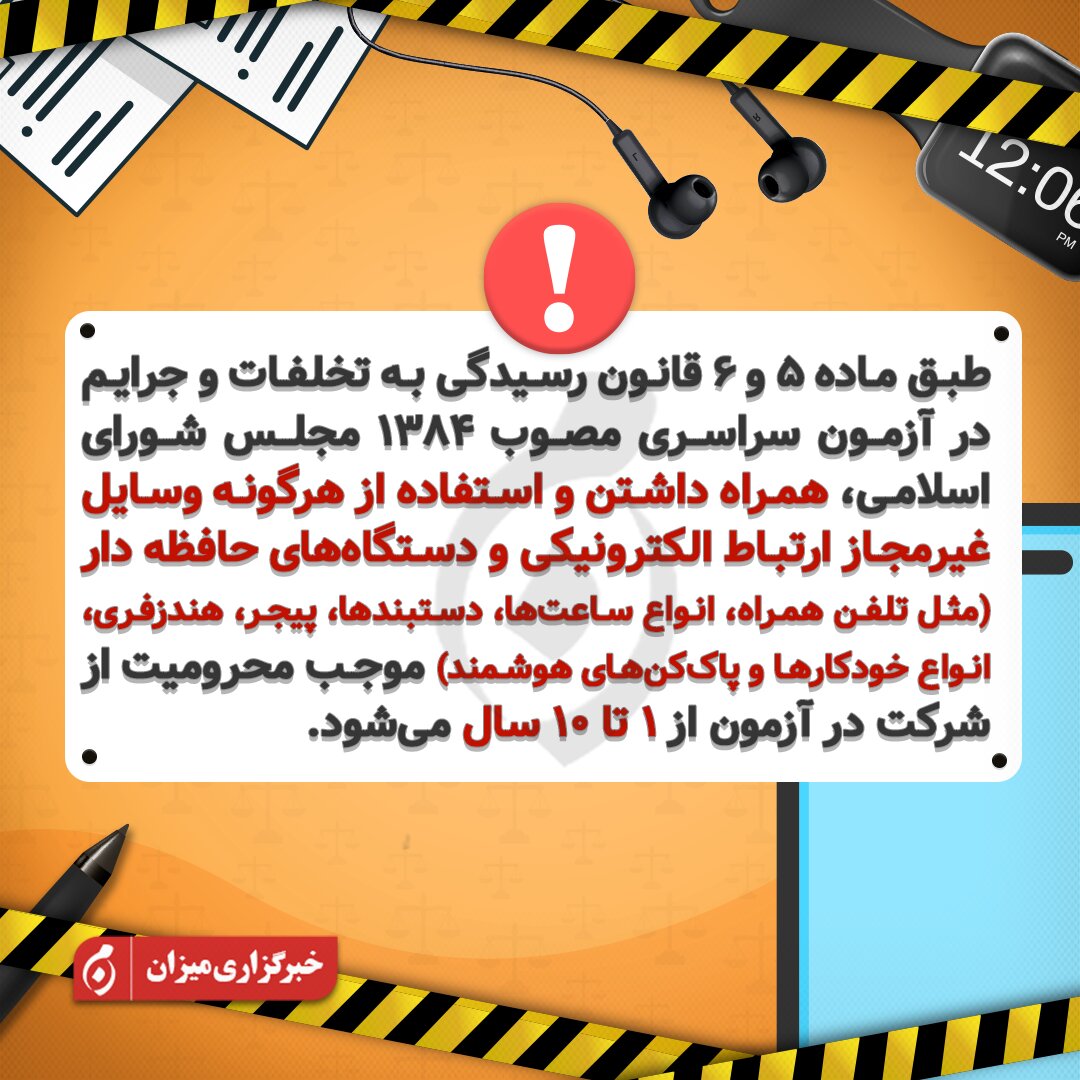 چه کسانی یک تا ده سال از کنکور محروم میشوند؟