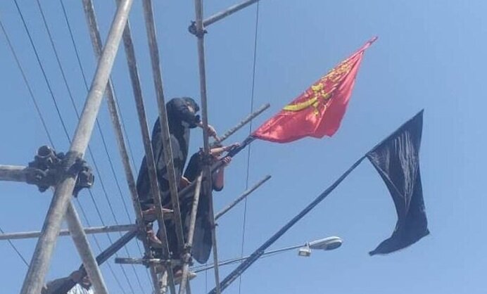 تصاویری از محدودیتهای طالبان بر عزاداری محرم/ از پاره کردن پرچمها تا ممنوعیت دعوت از سُنیها