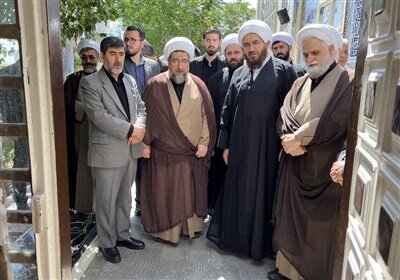 حضور امام جمعه جدید تبریز بر سر مزار شهید آلهاشم/ مراسم استقبال از "مطهری اصل" برگزار شد