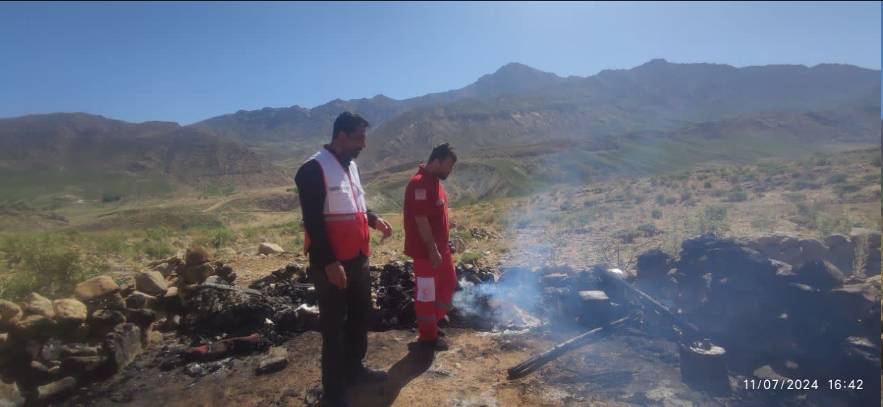 امدادرسانی به بانوی سالخورده نابینا در روستای بنو استکی