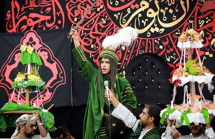 تصاویر | مجالسی شبیه عروسی در شب هشتم محرم در شهرهای عرب نشین خوزستان