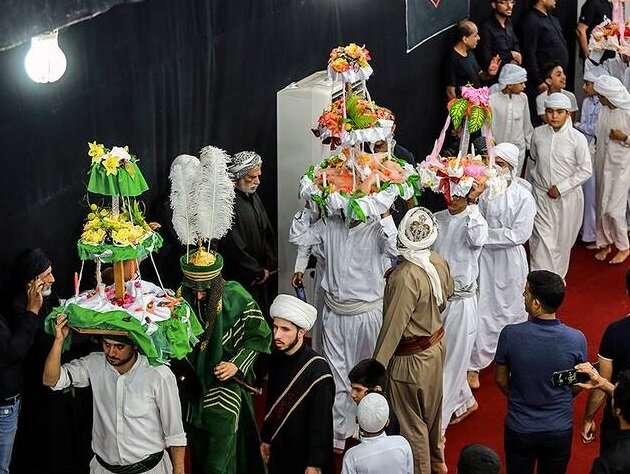 تصاویر | مجالسی شبیه عروسی در شب هشتم محرم در شهرهای عرب نشین خوزستان