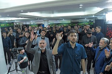 برگزاری آخرین روز مراسم عزاداری حضرت عبدالله الحسین(ع) در دفتر روحانی