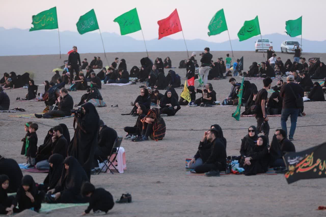 حضور نماینده رهبر معظم انقلاب در استان سمنان در آیین باشکوه «عزاداری در صحرا»