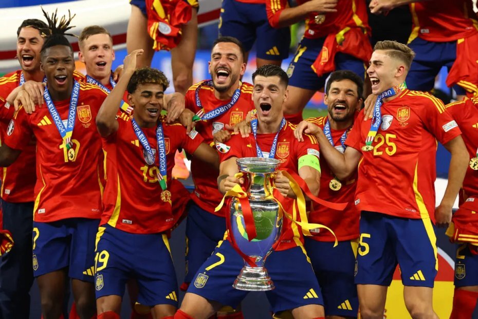 ببینید | غوغای گزارشگر انگلیسی بعد از قهرمانی اسپانیا