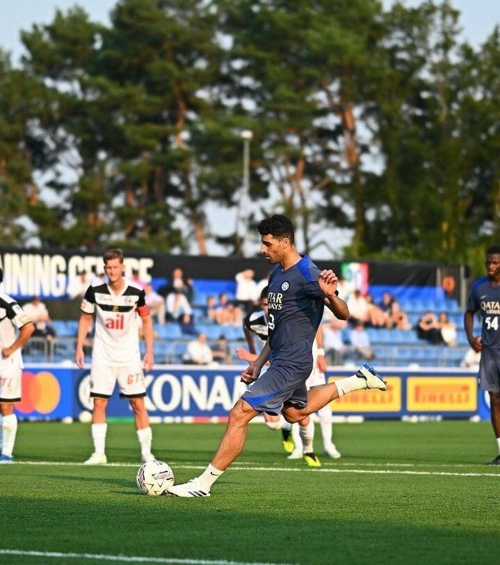 عکس| اولین تصویر از گلزنی طارمی با لباس اینتر