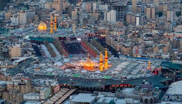 تصاویری زیبا از طلوع خورشید در بینالحرمین تصاویری زیبا از طلوع خورشید در بینالحرمین