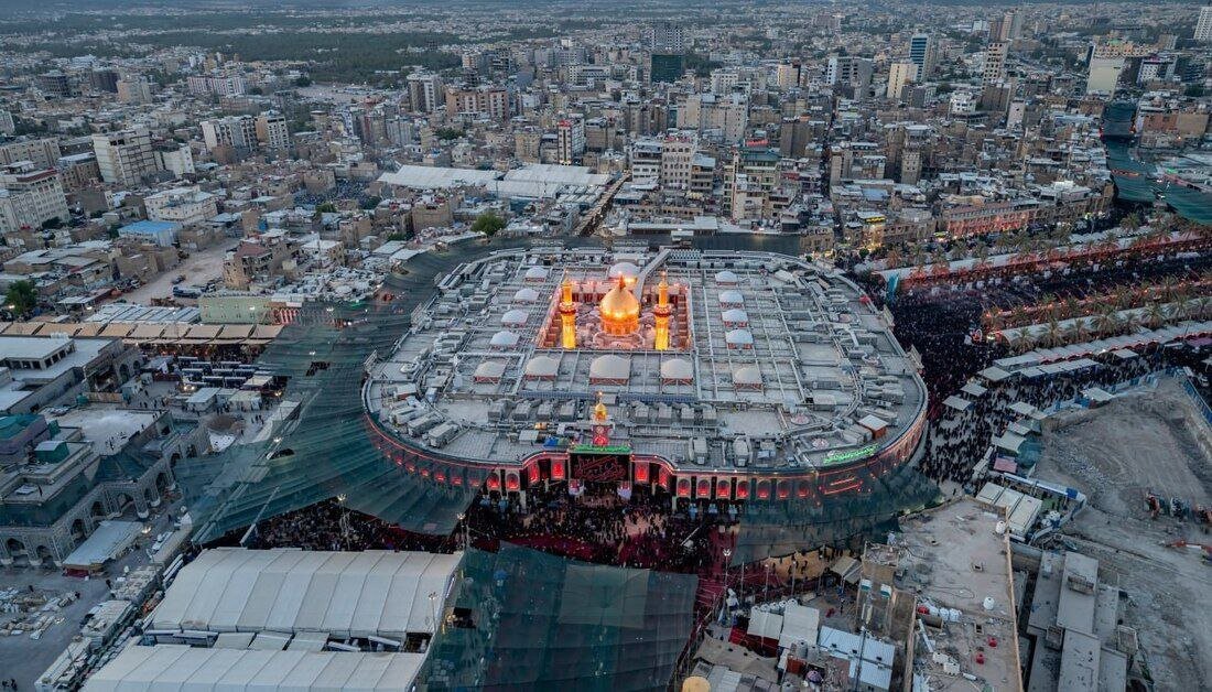 تصاویری زیبا از طلوع خورشید در بینالحرمین