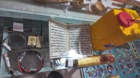 موزه انتحاری طالبان با مین مغناطیسی و بمب کنار جادهای!/عکس