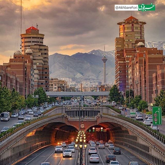این معبر تهران جزو زیباترین خیابانهای جهان/ عکس