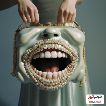 خلاقیت عجیب و وحشت انگیز در طراحی کیف‌ های مجلسی زنانه با الهام از چهره انسان!