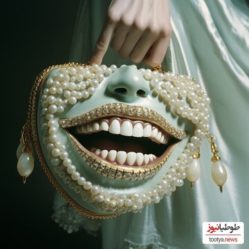 خلاقیت عجیب و وحشت انگیز در طراحی کیف‌ های مجلسی زنانه با الهام از چهره انسان!
