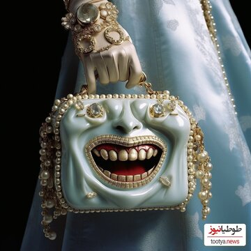 خلاقیت عجیب و وحشت انگیز در طراحی کیف‌ های مجلسی زنانه با الهام از چهره انسان!