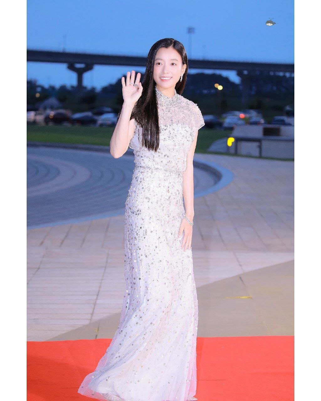 بازیگر سریال «دونگیی»در یک مراسم ویژه/ عکس