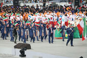 عکس | اولین تصویر از کاروان ایران در مراسم افتتاحیه المپیک 2024 پاریس
