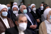 عکسی از هم‌نشینی ظریف و سعید جلیلی در یک مراسم/ زاکانی و قاضی‌زاده هم بودند