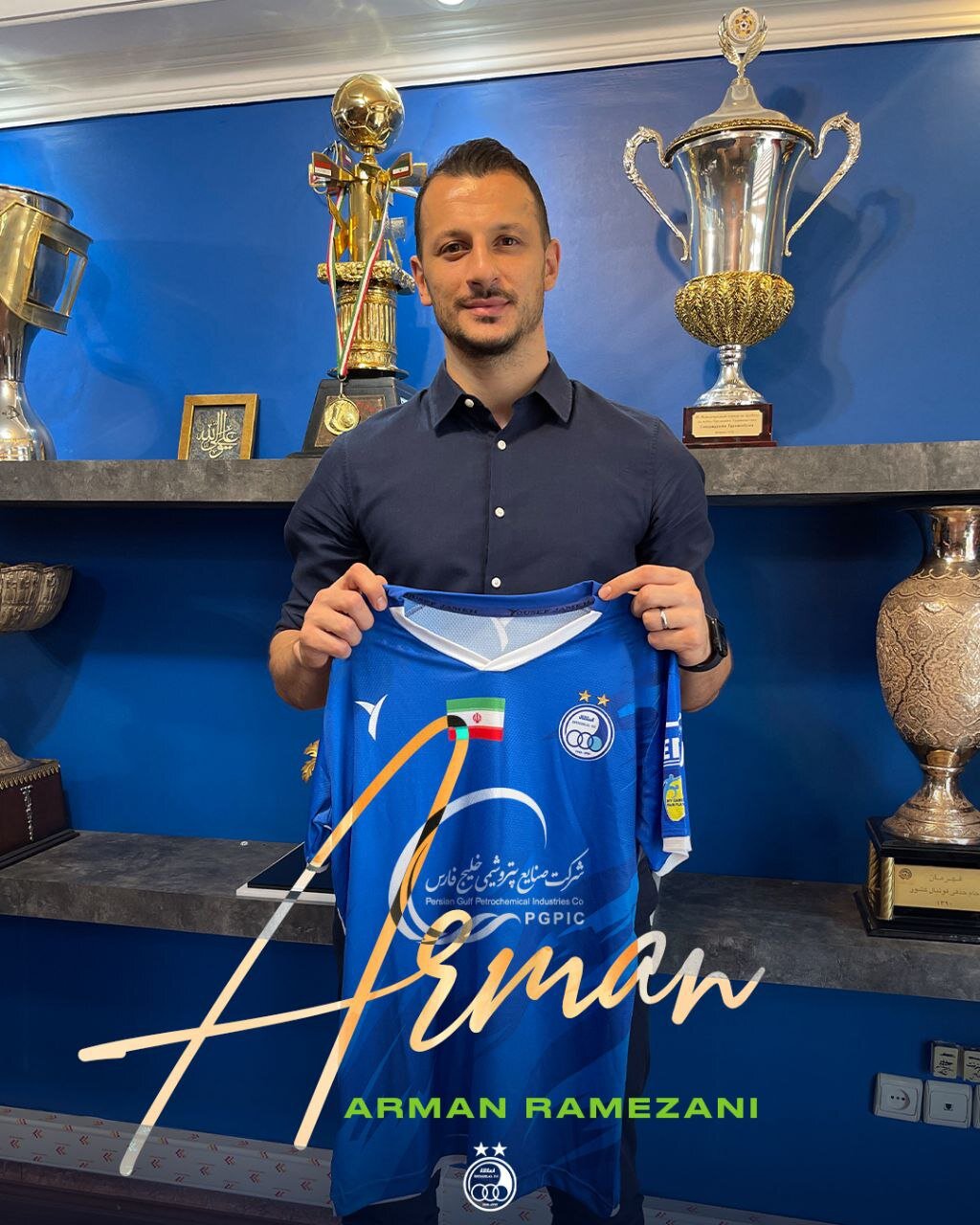 عکس | مهاجم استقلال تمدید کرد