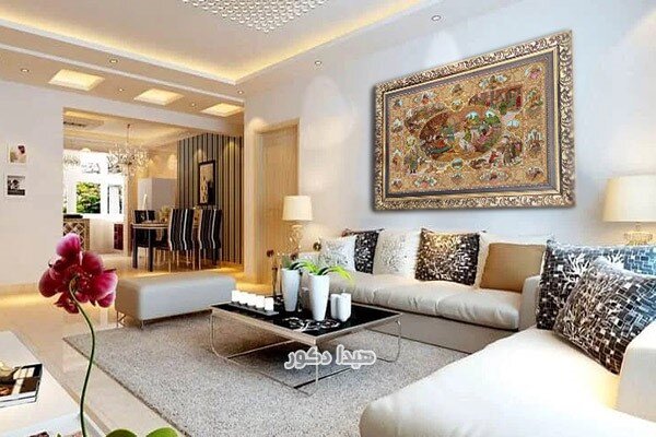 تابلو فرش ماشینی سایز بزرگ + ۵ نکته برای خرید