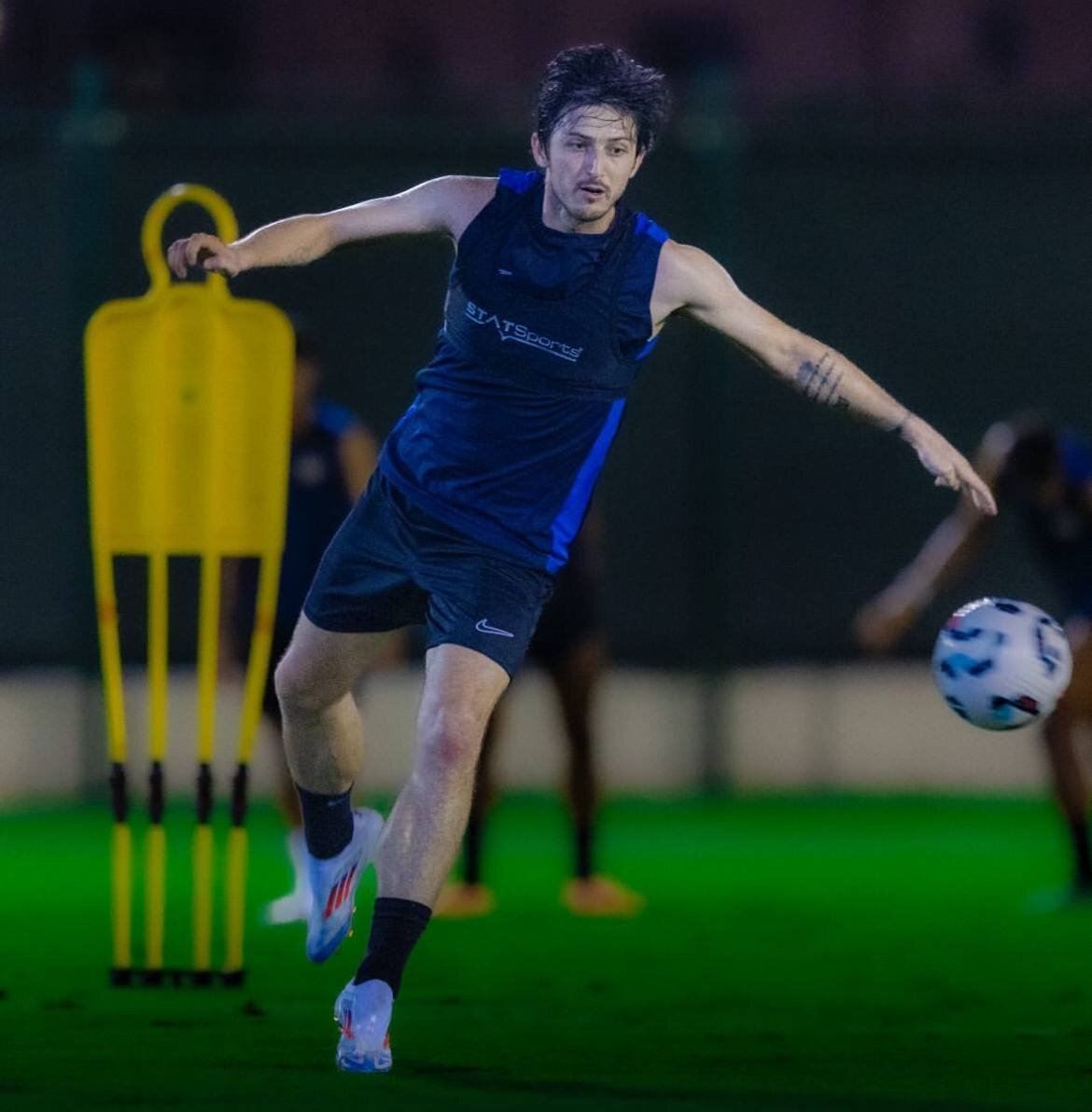 عکس | سردار آزمون در تمرینات شبابالاهلی امارات