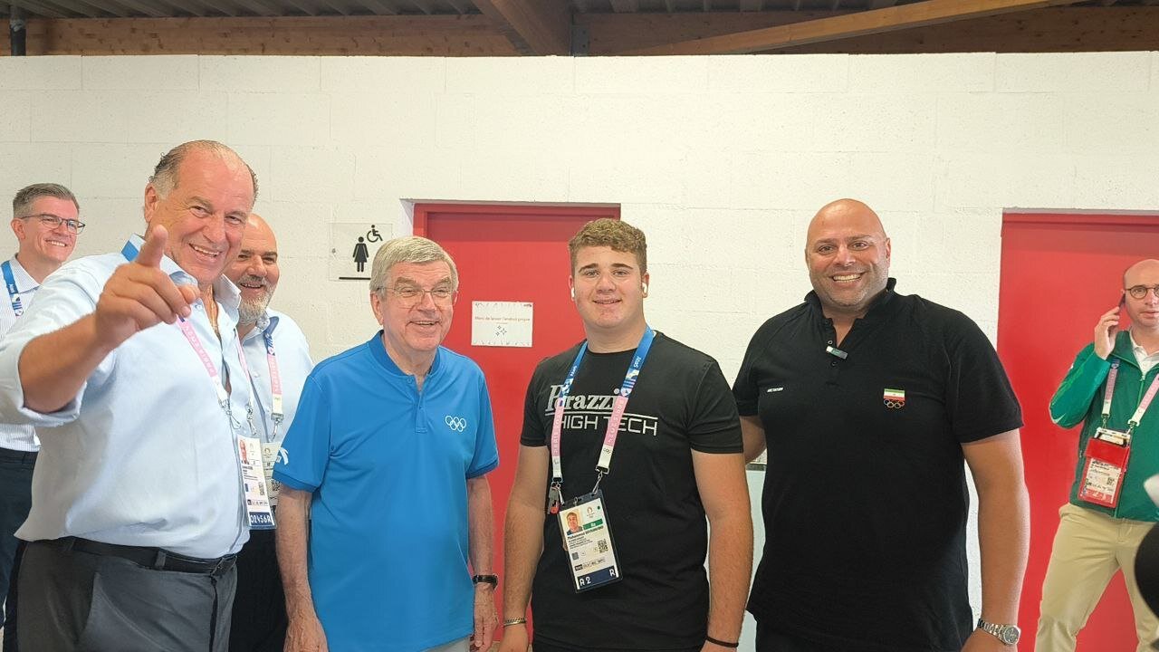 عکس | ملاقات ویژه توماس باخ با جوانترین المپیکی ایران