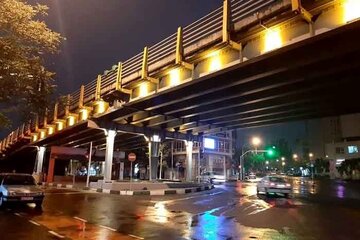 عکس | تصاویر باورنکردنی از وقتی که پل کریم‌خان در تهران شکست!