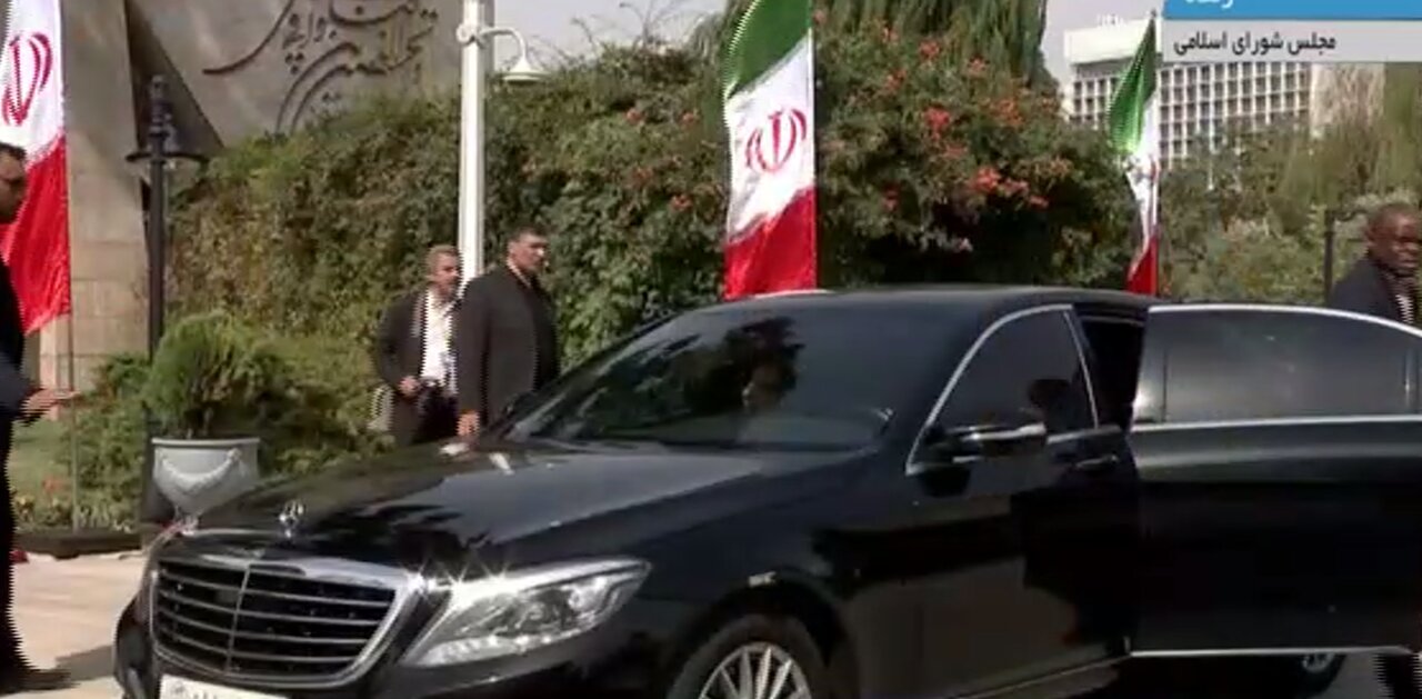 مهمانان خارجی با این خودروهای لوکس وارد مجلس شدند+ تصاویر