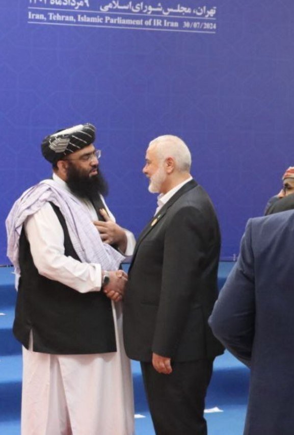 آخرین عکس هنیه با مقامات طالبان در تهران