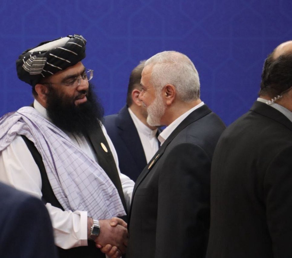 آخرین عکس هنیه با مقامات طالبان در تهران