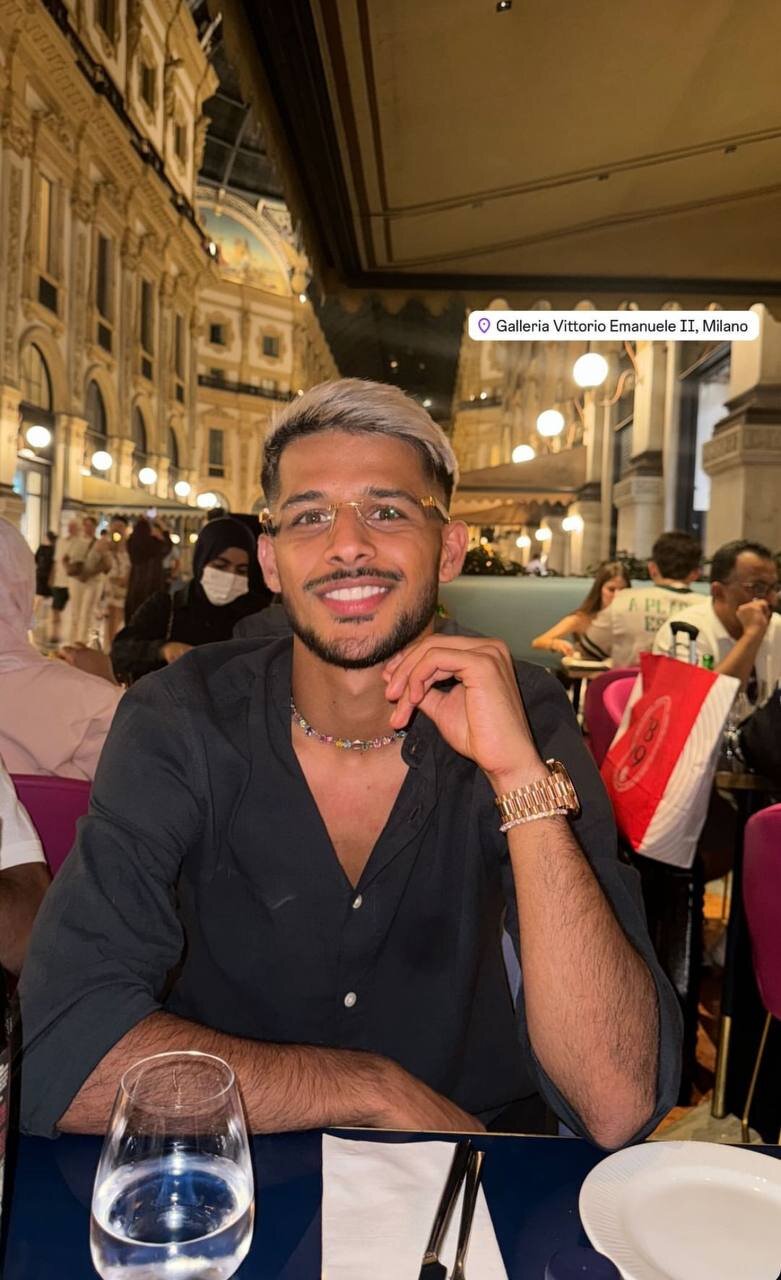 عکس | کافهگردی مهدی قایدی در میلان