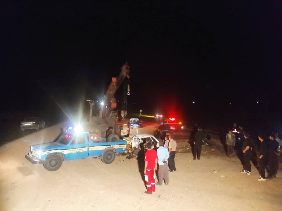 ۱۱ مصدوم و ۳ جان باخته در دو حادثه رانندگی در جاده های استان سمنان