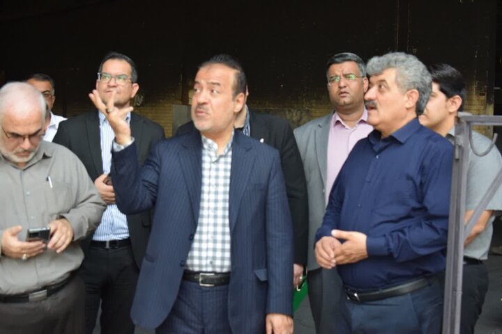 بازدید مسئولین استان یزد و شهرستان میبد از کارخانه یاس کیسه