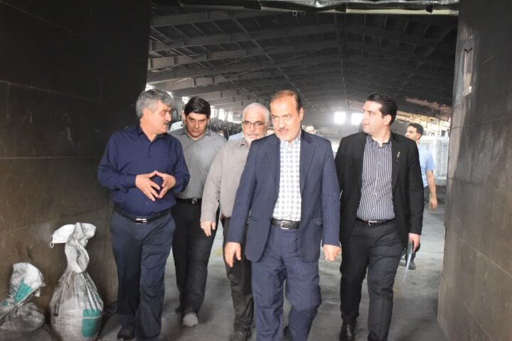 بازدید مسئولین استان یزد و شهرستان میبد از کارخانه یاس کیسه
