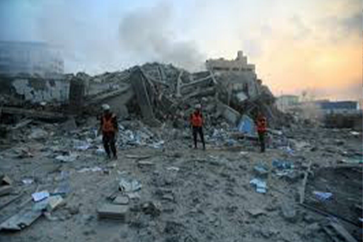 ببینید | انفجار ناگهانی در لحظه گزارش یک خبرنگار در غزه