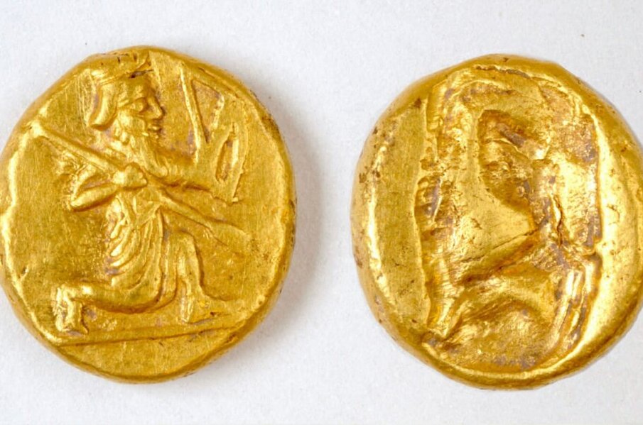 سکه‌های طلا با طرح‌هایی از امپراتوری هخامنشی در ترکیه / عکس