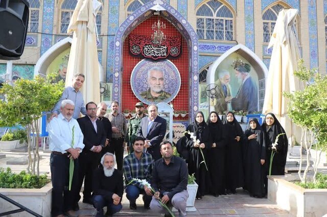 تجدید میثاق مدیران خبرگزاری‌ها و خبرنگاران کرمانی با سپهبد شهید حاج قاسم سلیمانی