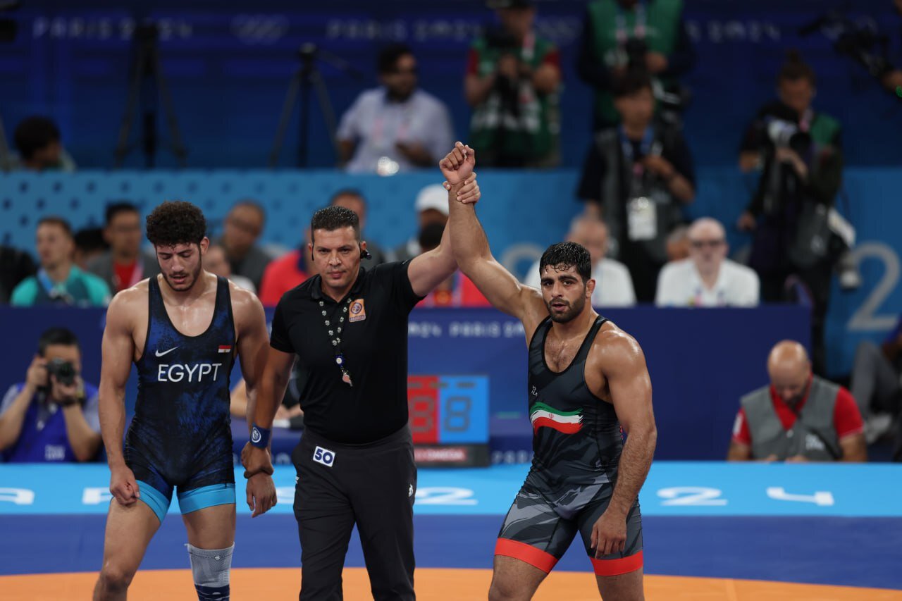 عکس | لحظه قطعیشدن اولین مدال ایران در المپیک