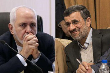 عکس | تصویری از 18 سال پیش؛ جواد ظریف و احمدی‌نژاد در کنار هم در آمریکا