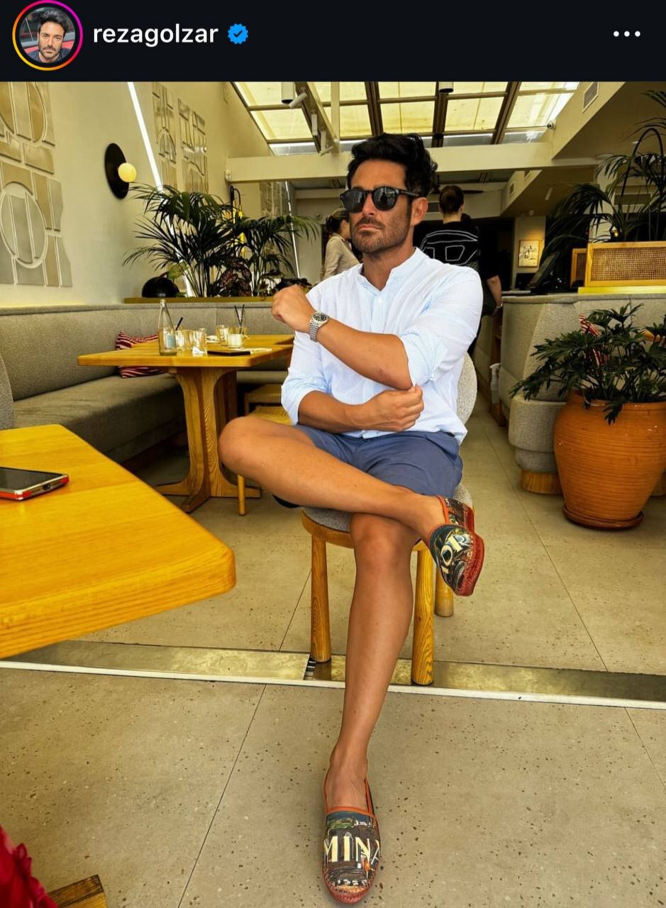 عکس | کفشهای عجیب اما گرانقیمت محمدرضا گلزار