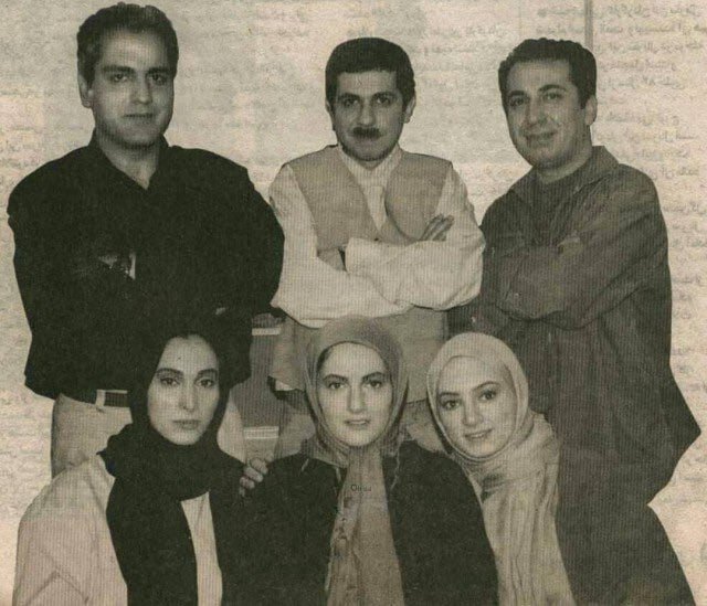 عکس | تصویری خاطرهانگیز از ۲۲ سال پیش؛ چهره جواد رضویان، شقایق دهقان و مهران مدیری در کنار سحر ذکریا، سیامک انصاری و سحر ولدبیگی!
