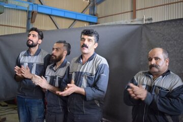 رونمایی از بزرگ ترین دستگاه قیچی سرد برد کشور